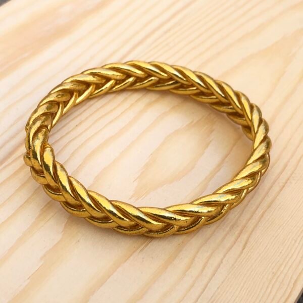 Pulsera braid budista color gold BB00167 - Imagen 2