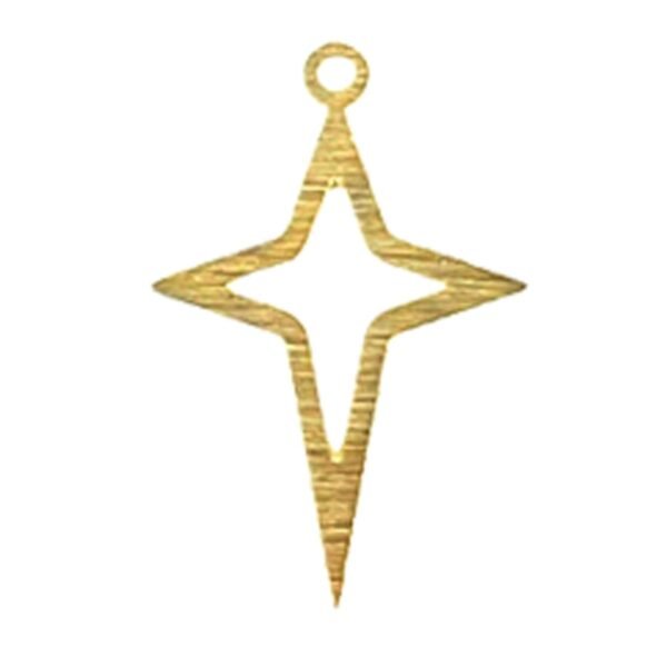 Charm Enchapado en oro Estrella (DCH0204)