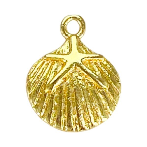 Charm enchapado en oro Conchita y Estrella de mar (DCH0303)